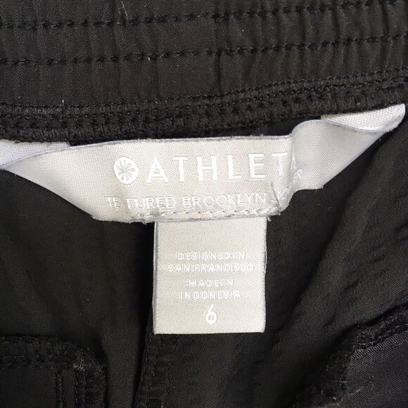 Athleta Brooklyn Ankle Jogger Pants Women 6 Side Stripe Stretch Travel  Athletic - Picture 12 of 16